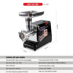 Máy xay thịt công nghiệp 1935 - Công suất 1800W - Bảo hành 2 năm