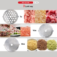 Máy xay thịt công nghiệp 1935 - Công suất 1800W - Bảo hành 2 năm