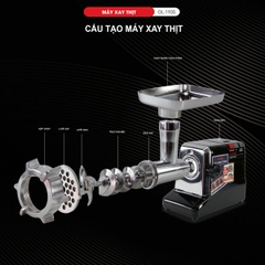 Máy xay thịt công nghiệp 1935 - Công suất 1800W - Bảo hành 2 năm
