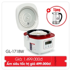 Nồi cơm điện 1718W - 1.8 Lít - Bảo hành 2 năm