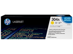 HP 304A Yellow Original LaserJet Toner Cartridge - CC532A