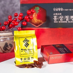 Hồng sâm 6 năm tuổi thái lát, tẩm mật ong Sobaek Korea (Hộp 10 gói x 20g)