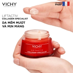 Kem dưỡng trắng, giảm nhăn ban ngày Vichy Liftactiv Collagen Specialist 50ml