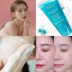 Gel rửa mặt không chứa xà phòng cho da nhờn mụn Avene Cleanance gel 200ml