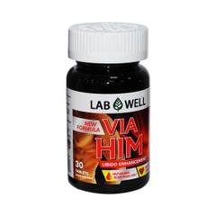 Viên uống tăng cường sinh lực nam Lab Well Via Him 30 viên