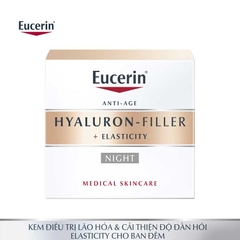 Kem dưỡng lão hóa da ban đêm Eucerin Hyaluron Filler Elasticity Night 50ml