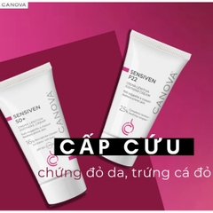 Kem làm dịu, dưỡng ẩm kết hợp chống nắng Canova Sensiven SPF50 50ml