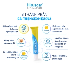 Gel làm mờ sẹo thâm, sẹo lõm Hiruscar 20g