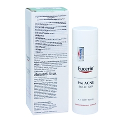 Kem giúp kiểm soát dầu, giảm mụn Eucerin Pro Acne A.I Matt Fluid 50ml 69691