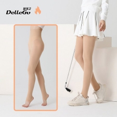 Quần tất giữ ấm cho Golf mùa thu, đông (màu da) - Dellego Natural Skin Warm Golf Stocking 230D