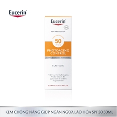 Kem chống nắng ngăn lão hóa Eucerin Sun Fluid Photoaging Control SPF50 50ml