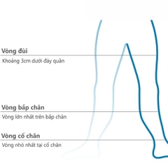 Vớ quần JOBST OPAQUE mỏng nhẹ, màu da, kín ngón - Hỗ trợ điều trị suy giãn tĩnh mạch