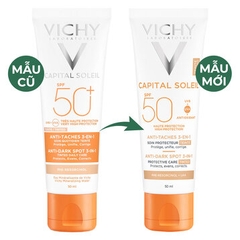 Kem chống nắng dưỡng da có màu Vichy Capital Soleil Anti Dark Spot 3 in 1 50ml