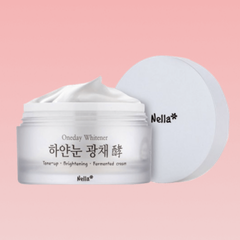 Kem dưỡng trắng da, nâng tone ốc sên Nella Oneday Whitener Cream 50ml