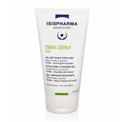 Gel rửa mặt dạng hạt giảm nhờn và ngăn ngừa mụn Teen Derm Gel Isis pharma 150ml