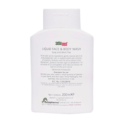 Sữa rửa mặt và tắm toàn thân - Liquid Face & Body Wash 200ml - Sebamed