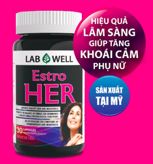 Viên uống tăng cường sinh lý nữ Lab Well Estro Her 30 viên