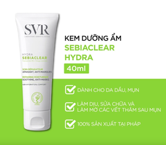 Kem dưỡng ẩm, mờ thâm cho da dầu mụn SVR Hydra Sebiaclear 40ml