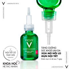 Tinh chất làm dịu da, giảm mụn Vichy Normaderm Probio BHA serum 30ml