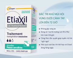 Lăn khử mùi cho da nhạy cảm EtiaXil Nhãn Xanh Detranspirant Traitement Roll-On 15ml