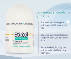 Lăn khử mùi cho da nhạy cảm EtiaXil Nhãn Xanh Detranspirant Traitement Roll-On 15ml