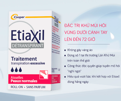 Lăn khử mùi cho da thường EtiaXil Nhãn Đỏ Detranspirant Traitement Roll-On 15ml