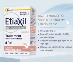 Lăn khử mùi cho da rất nhạy cảm EtiaXil Nhãn Nâu Detranspirant Traitement Roll-On 15ml
