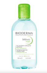 Nước rửa mặt và tẩy trang cho da dầu, hỗn hợp Bioderma Sebium H20 250ml