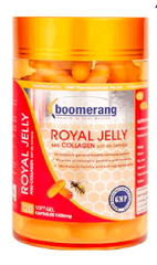 Viên uống sữa ong chúa Roya Jelly và collagen giúp đẹp da, mờ thâm nám Boomerang 120viên