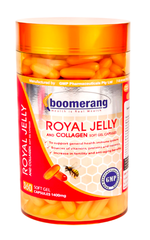 Viên uống sữa ong chúa Roya Jelly và collagen giúp đẹp da, mờ thâm nám Boomerang 360viên