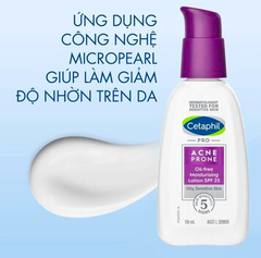 Sữa dưỡng ẩm cho da dầu mụn Cetaphil PRO Acne Prone Oil Free Moisturising Lotion SPF25