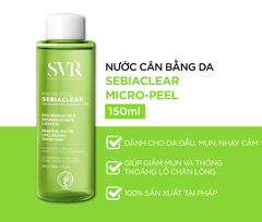 Nước cân bằng cho da dầu, mụn SVR Sebiaclear Micro Peel 150ml