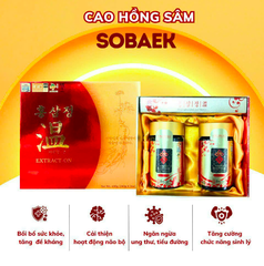 Cao Hồng Sâm Sobeak 6 Năm Tuổi Hàn Quốc (Hộp 2 lọ x 240g)