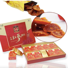 Hồng sâm thái lát, tẩm mật ong Hàn Quốc SamBok Food (Hộp 10 gói x 20g)