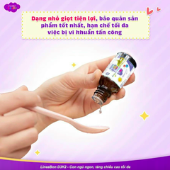 Vitamin D3 + K2 LineaBon hỗ trợ hấp thụ canxi cho xương chắc khoẻ