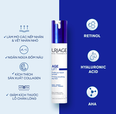 Sữa dưỡng giảm nếp nhăn, mờ đốm nâu giúp da căng mịn ban ngày Uriage Age Lift Fluid Jour 40ml