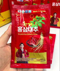 Nước Hồng Sâm Táo Đỏ Emperor Red Ginseng Jujube Daehan (Hộp 30 góix70ml)