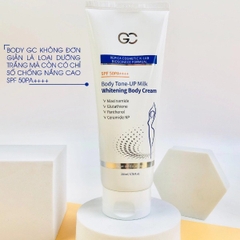Kem dưỡng thể chống nắng, nâng tông GC SPF50 Body Tone Up Milk Whitening Cream 200ml