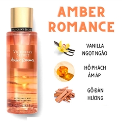 Xịt thơm toàn thân Victoria’s Secret Body Mist Amber Romance 250ml