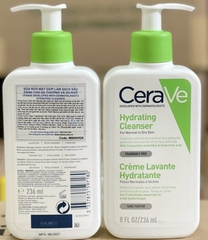 Rửa mặt cho da khô CeraVe Hydrating Cleanser