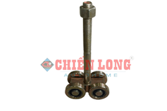 Bánh xe treo tải trong 300Kg ( xoay 360 độ) cho cổng lùa - Hàng nhạp khẩu
