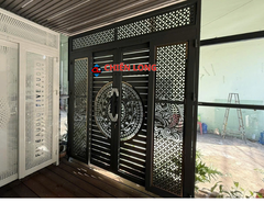 Cửa trượt quay Trống đồng, Cá chép - Tiện dụng tăng không gian sống hiện đại