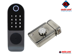 Khóa Cổng thông minh sử dụng Pin Vân Tay Mã Số Thẻ Từ Remote Smartdorlock  CL-IDL8B