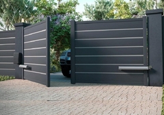 Mẫu cổng sắt 2 cánh thiết kế theo xu hướng hiện đại phong cách Châu  Âu CL-CA 2211