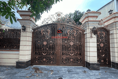 Mẫu cổng sắt CNC Mỹ Thuật tân cổ điển sự kết hợp hoàn hảo- Đẳng cấp
