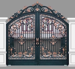 Mẫu cổng sắt mỹ thuật 2 cánh thiết kế tân cổ điển - Sang trong đẳng cấp Châu Âu