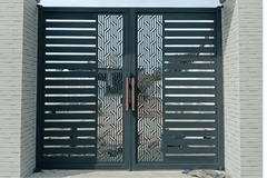 Mẫu cổng sắt 2 cánh CNC thiết kế mới