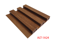 Thanh Lam sóng nhựa giả gỗ | 3 sóng ốp trần | ốp tường (202x 28mmx 2.9m)