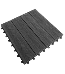 Tấm vỉ nhựa giả gỗ lót sàn, hồ bơi, sân vườn, ban công, nhựa ngoài trời Koswood - VI300X300-3D