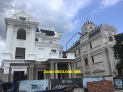 Thi công hoa văn phù điêu  dinh thự anh Hùng Bố Vệ - TP Thanh Hóa